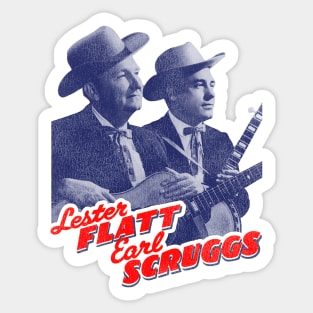 Flatt and Scruggs Sticker